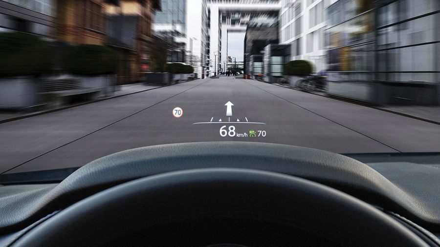Active Driving Display is projected onto the windscreen in full colour, displaying trip information in your line of sight. (2.5L & 2.2L Diesel Variants Only)