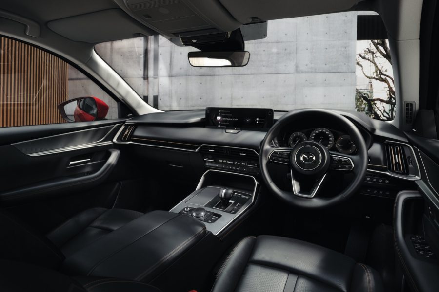 Stay powered without the clutter. The integrated wireless charging pad keeps your smartphone charged on the go, blending practicality with the clean, elegant design of the centre console.
