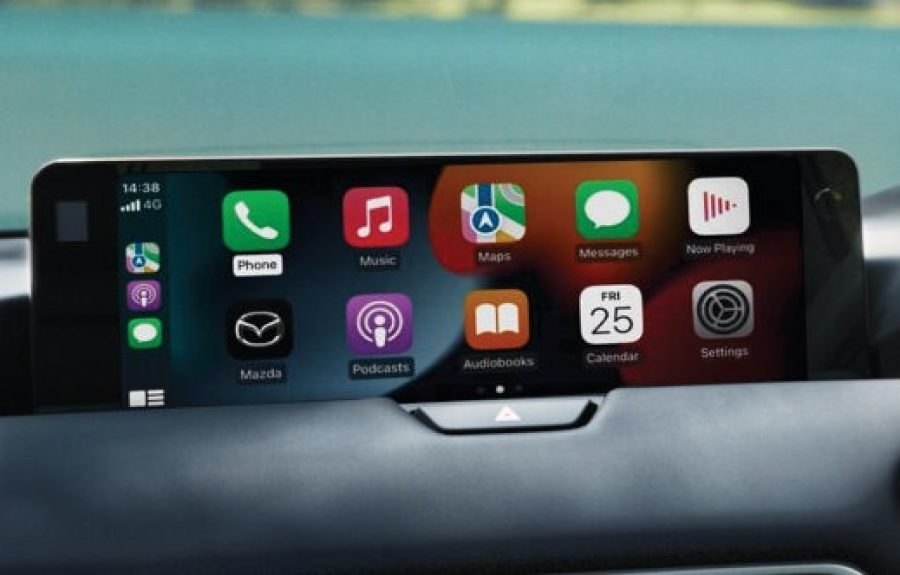 The latest 12.3" MZD Connect infotainment system offers Apple CarPlay® and Android Auto™, ensuring your calls, music and navigation are always within easy reach without ever needing to plug in.