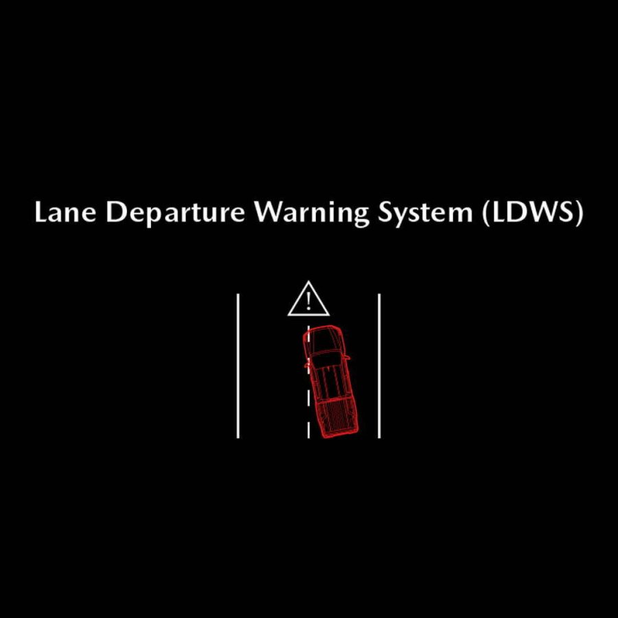 Monitors road markings and alerts you if you are straying from your lane.