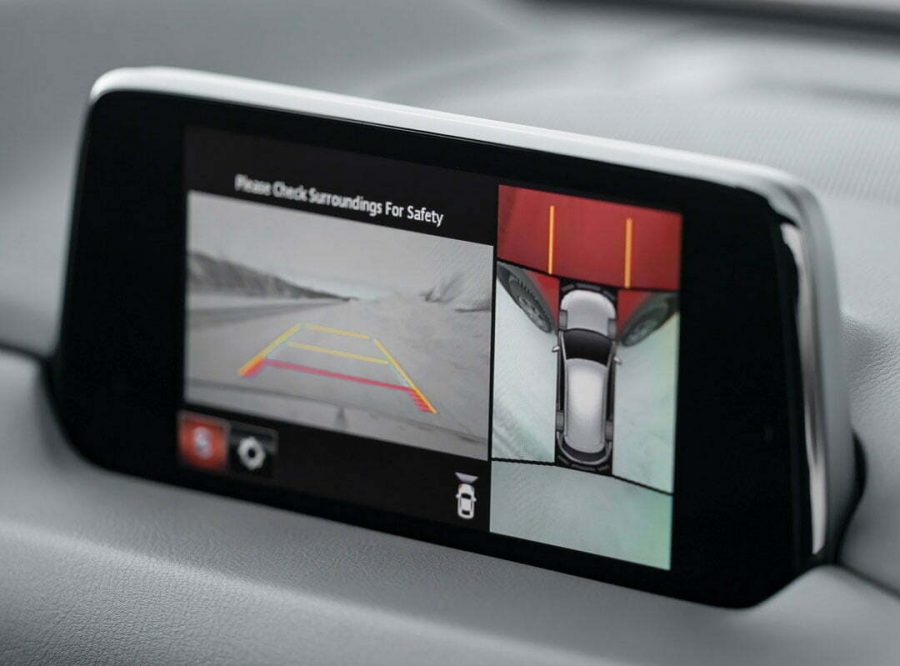 MZD Connect now features 360º View Monitor with a complete all-round view around the vehicle.