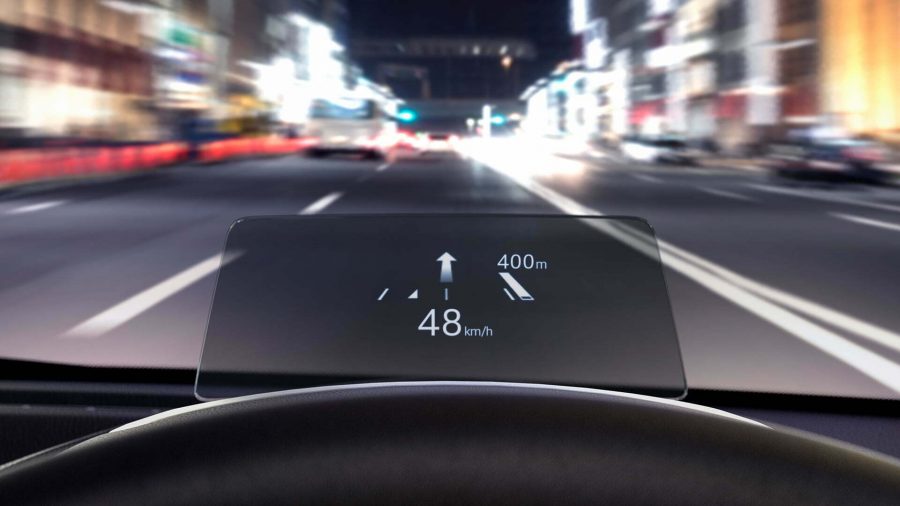 Full-colour Active Driving Display shows your current speed and important navigation info all within your driving view.