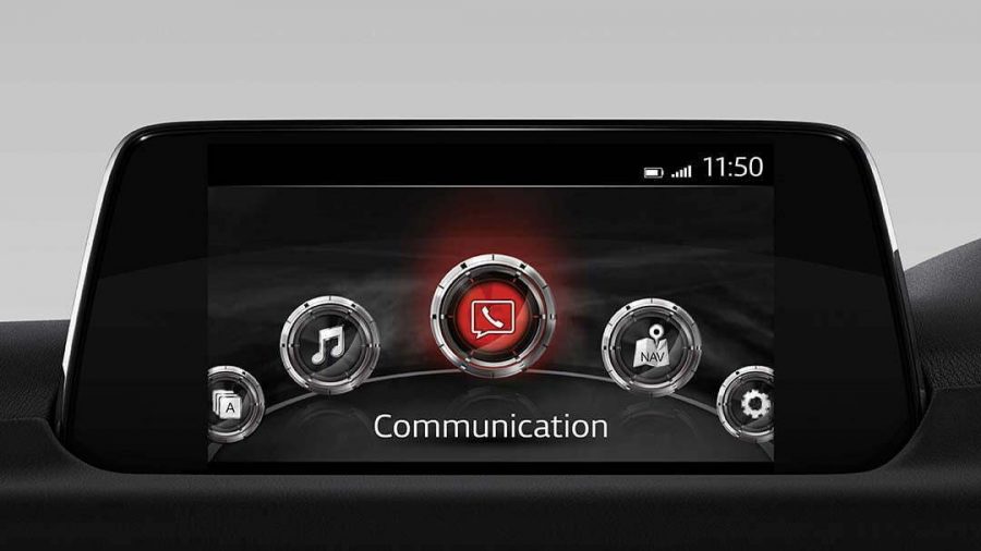 Mazda Connect with 7-inch full colour touch screen display.